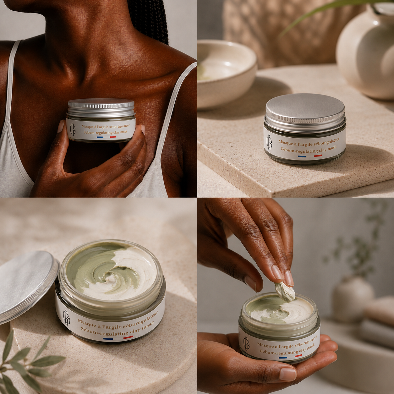 Masque Visage à l'Argile